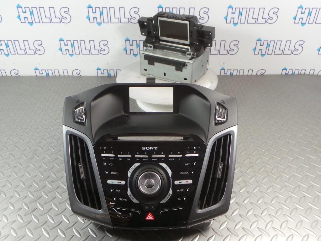 FORD FOCUS MK4 2011> SONY CD PLAYER HEAD UNIT RADIO +DISPLAY PIANO BLACK DAB AHU eBay