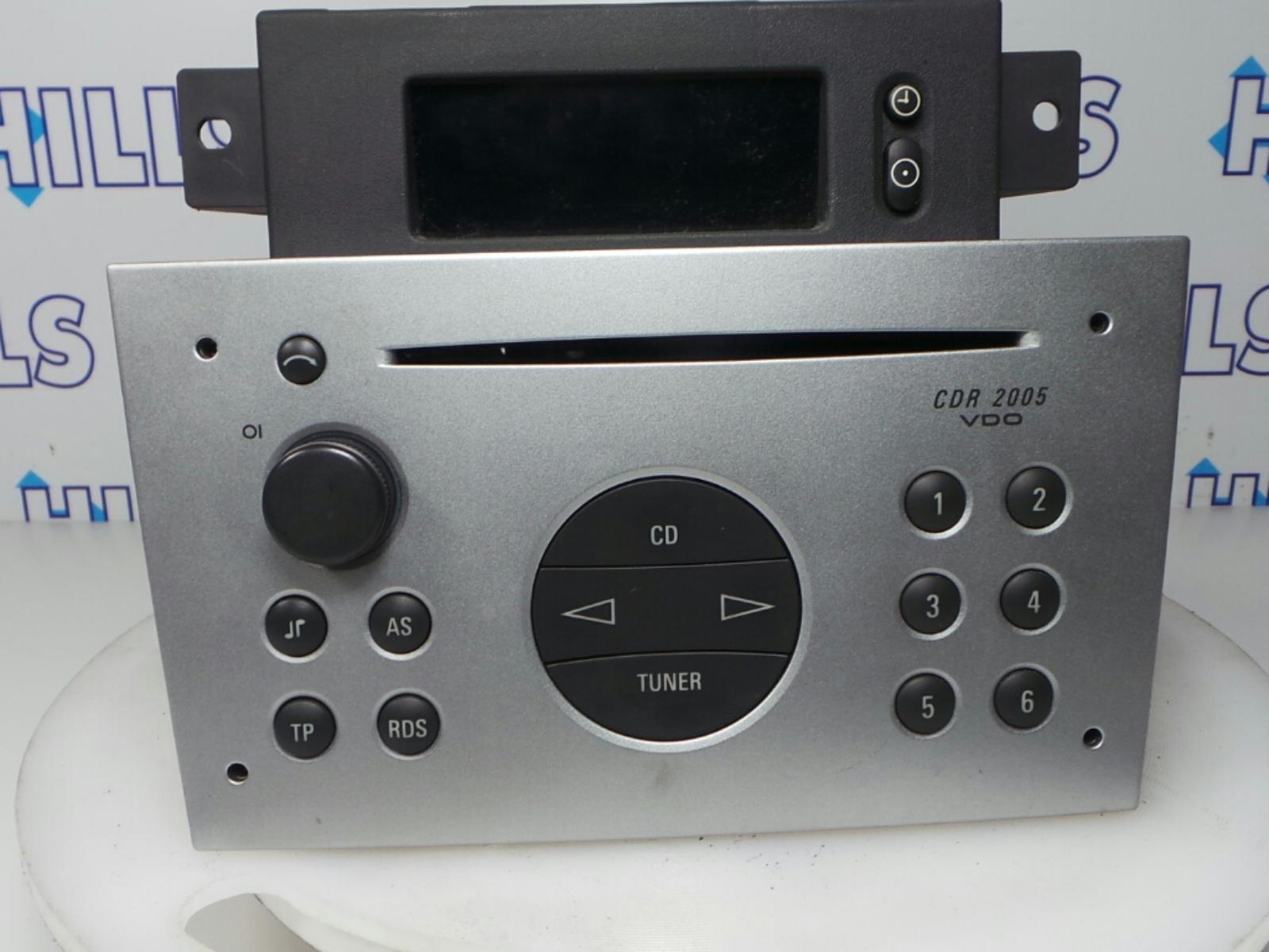 2003 VAUXHALL CORSA CDR 2005 VDO STEREO CD PLAYER ASTRA AGILA MERIVA