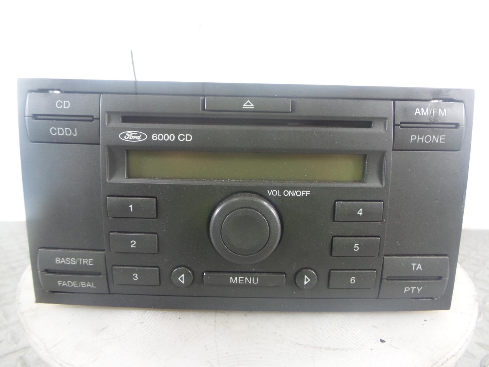2006 FORD FIESTA 2007 2008 6000CD CD PLAYER RADIO + CODE 3M5T18C815BE