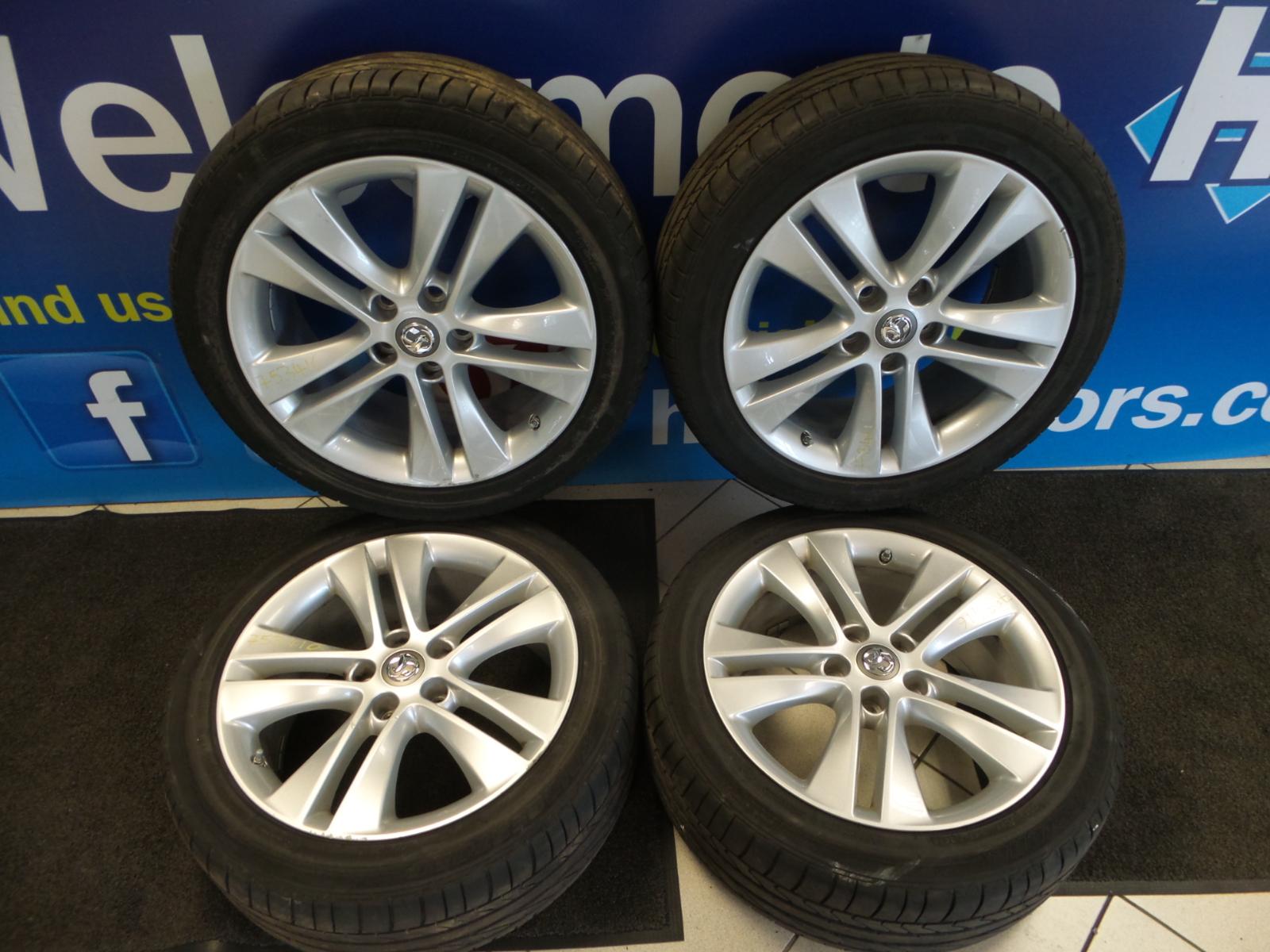 2015 VAUXHALL ZAFIRA Tourer Alloy Wheel Set 5 stud 5 twin spoke 8J x 18