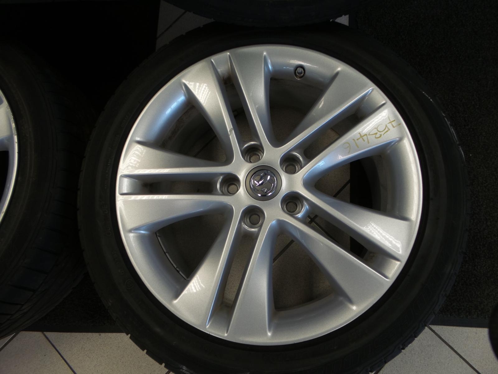 2015 VAUXHALL ZAFIRA Tourer Alloy Wheel Set 5 stud 5 twin spoke 8J x 18
